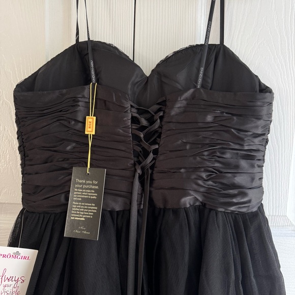 Strapless Sequin Corset Party Dress - Picture 6 of 7